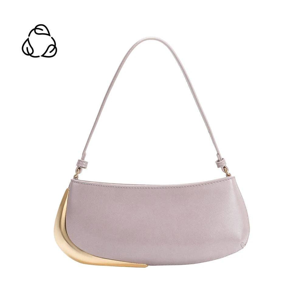 Melie Bianco Sade Lilac Recycled Vegan Leather Shoulder Bag
