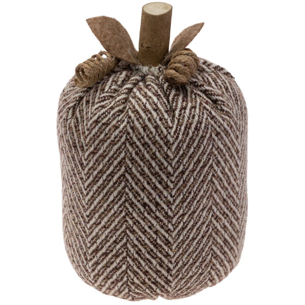 Chevron Plush Pumpkin Fall