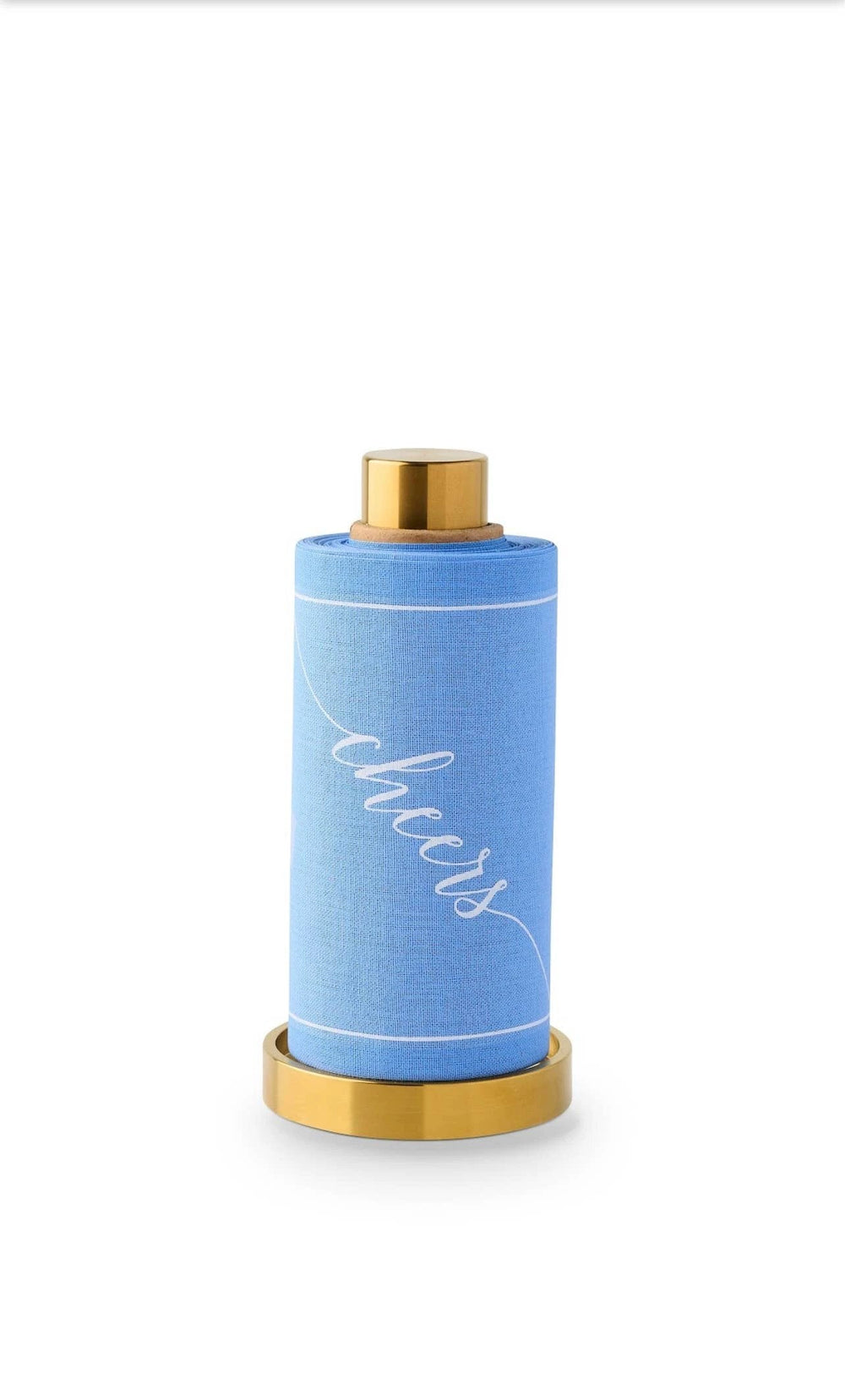 Cotton Cocktail Napkin Roll - Summer Dreaming White "Cheers" Entertaining Essentials Toasting With Tara
