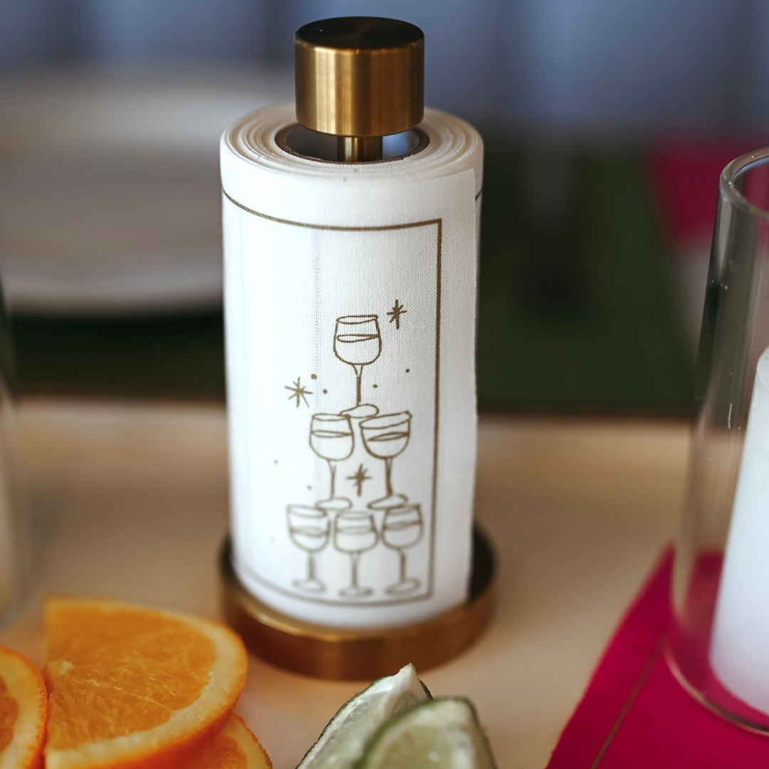 Golden Bubbles Cocktail Napkins