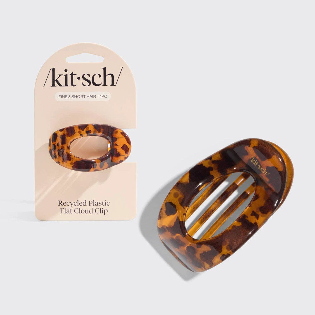 Recycled Plastic Small Flat Cloud Clip - Tort KITSCH