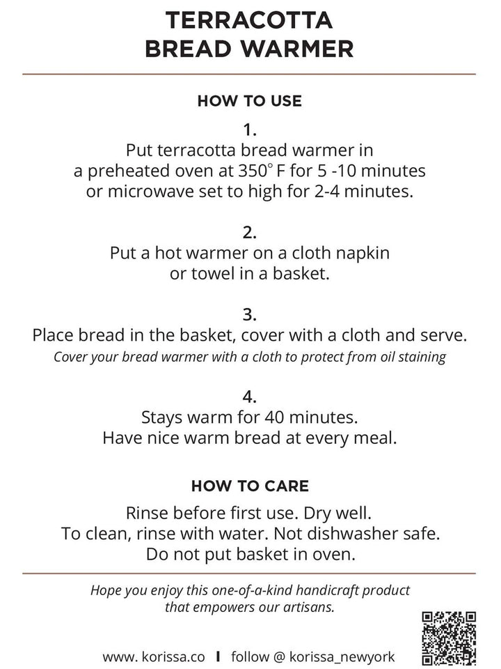 Handmade Bread Warmer & Wicker Basket - Lovebirds Oval