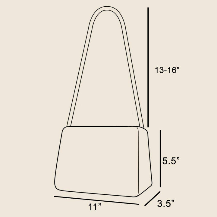 Suede Double Belt Buckle Shoulder Bag