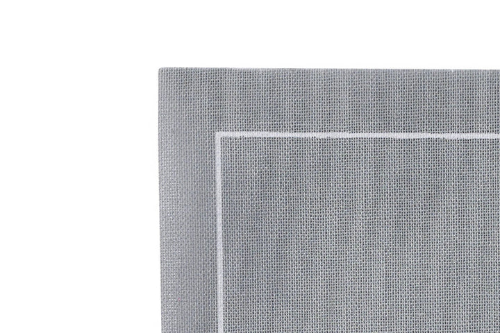 Cotton Cocktail Napkin Roll - Silver Fox White "Cheers" Entertaining Essentials Toasting With Tara