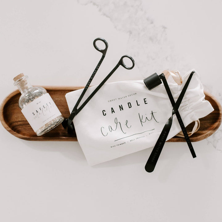 Black Candle Care Kit - Home Decor &amp; Gifts Sweet Water Decor