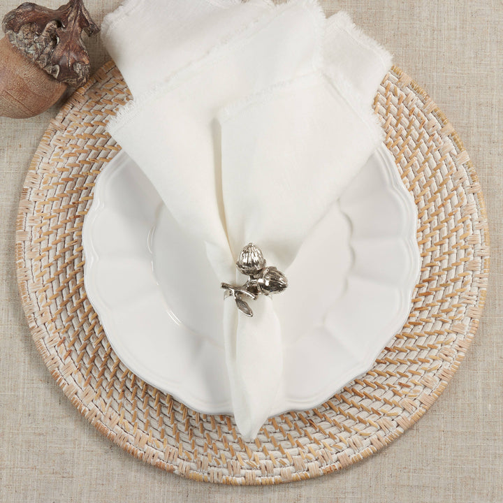 Acorn Napkin Ring Saro Lifestyle