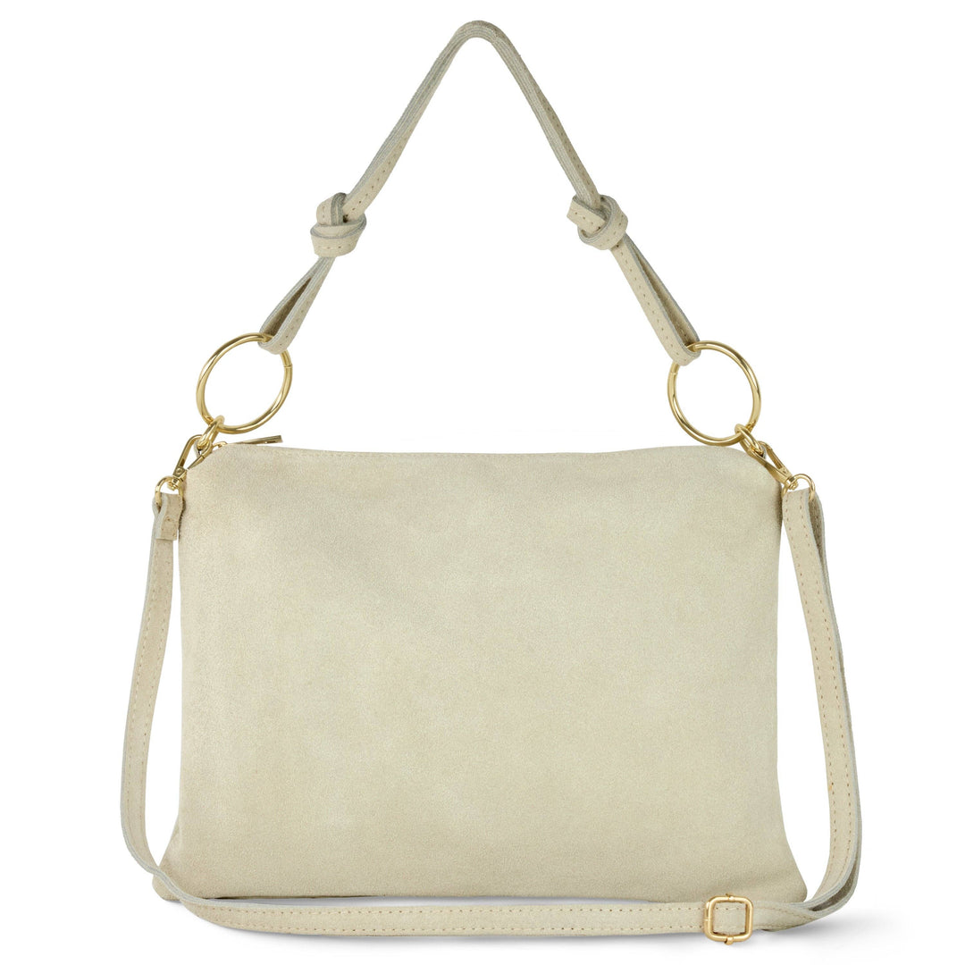 Italian Genuine Suede Shoulder Bag | Modena