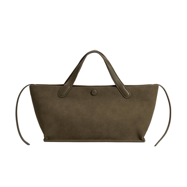 Jill Olive Recycled Vegan Suede Tote Bag