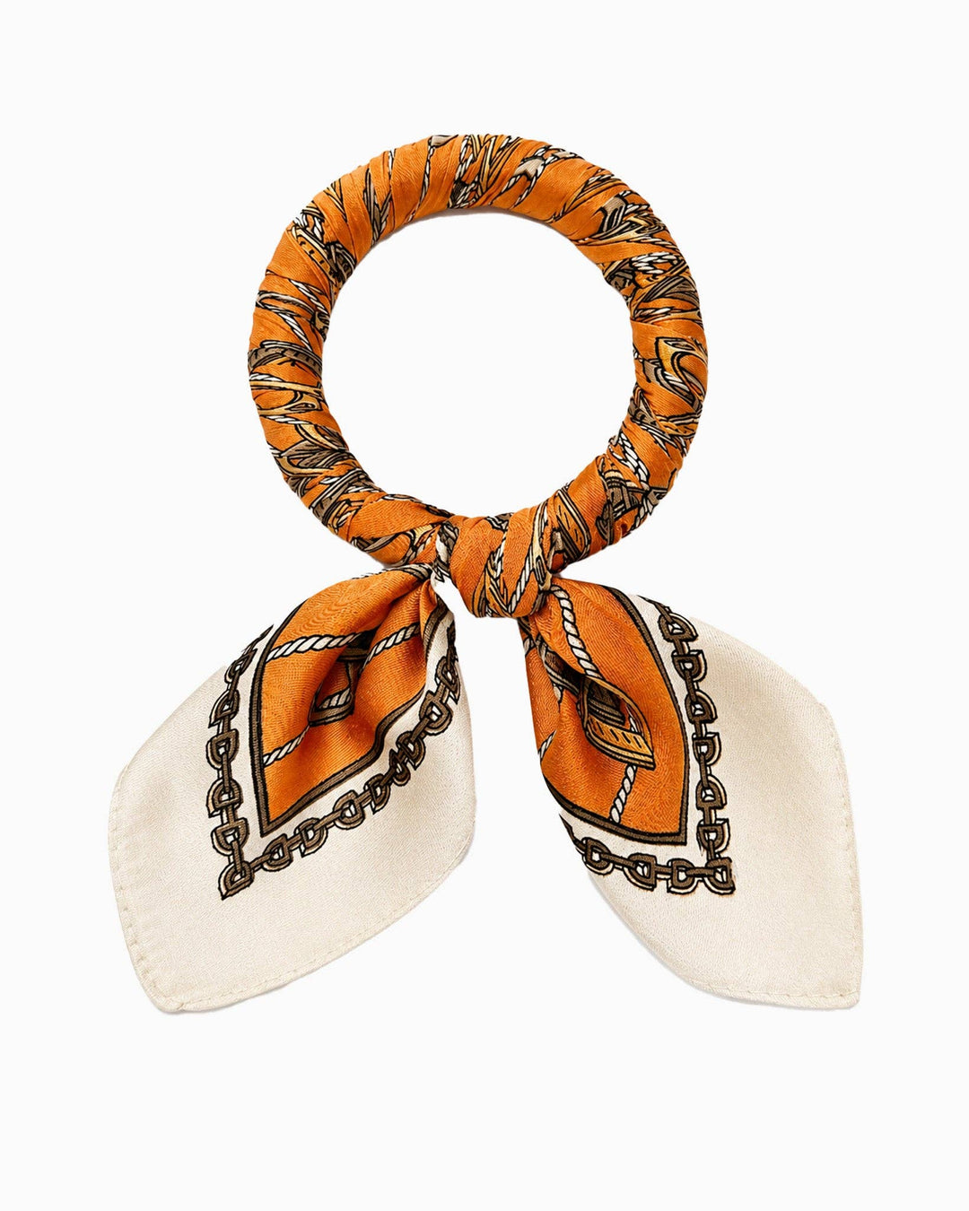 Scarf Wrapped Statement Bangle