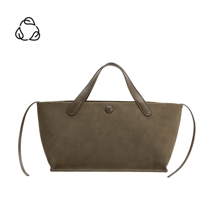 Jill Olive Recycled Vegan Suede Tote Bag