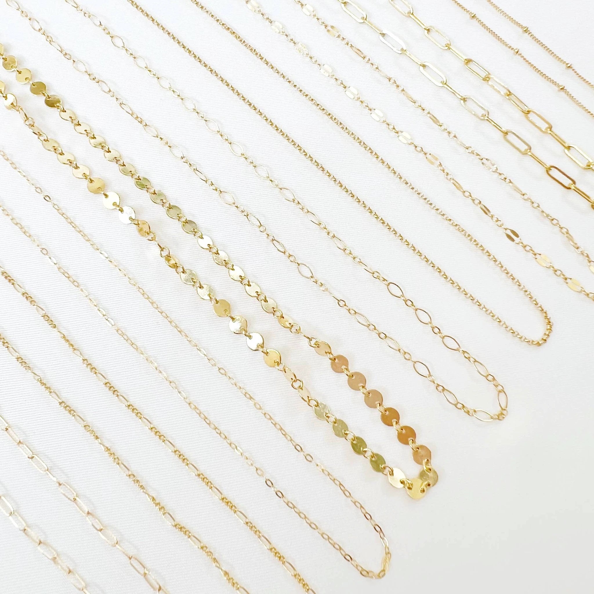 Luxe Sequin Disc Chain Necklace