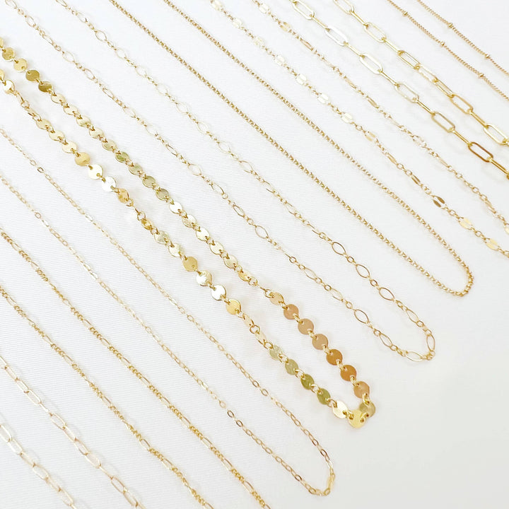 Luxe Sequin Disc Chain Necklace