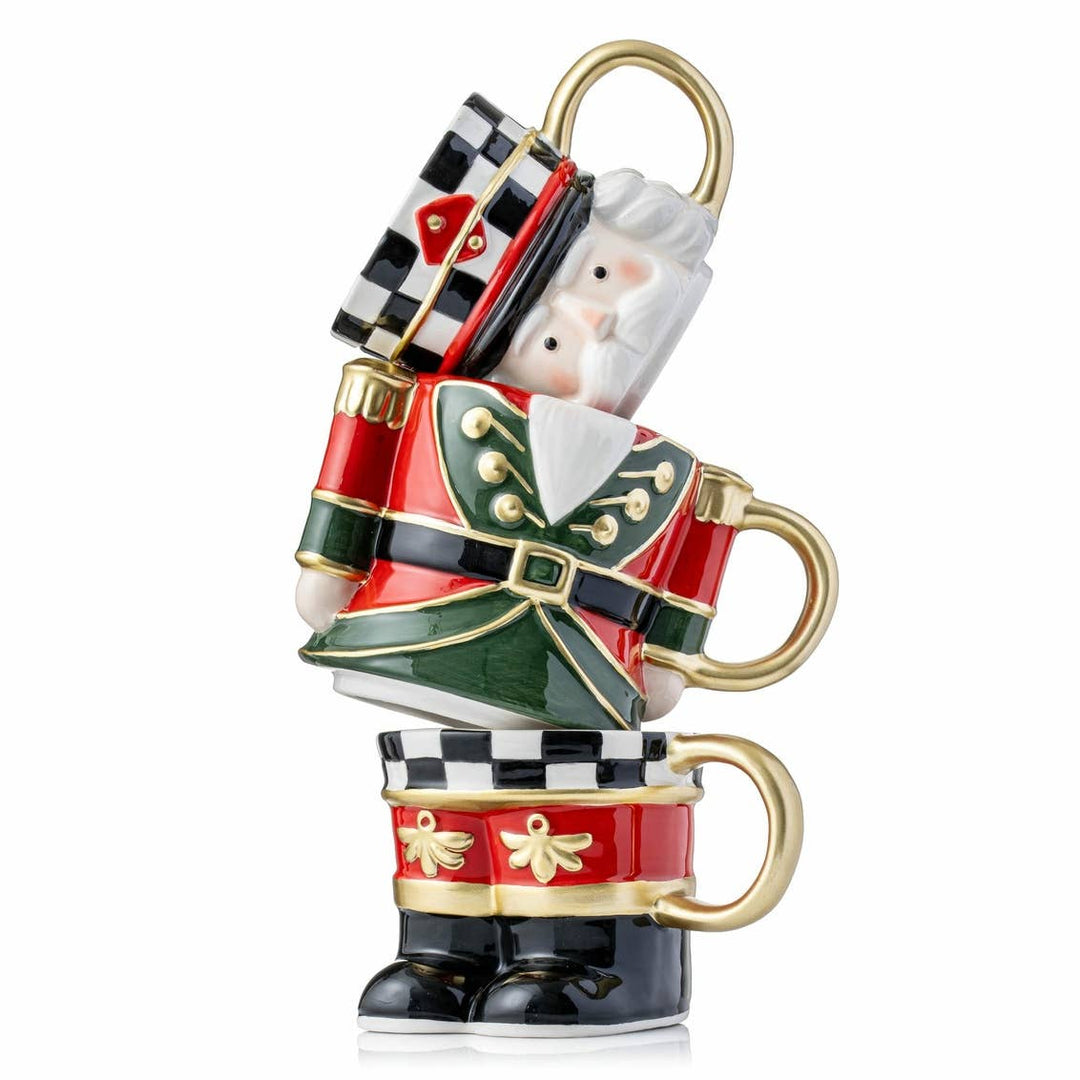 Nutcracker Stacking Mugs, Set of 3