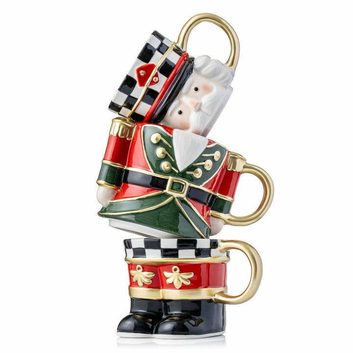 Nutcracker Stacking Mugs, Set of 3