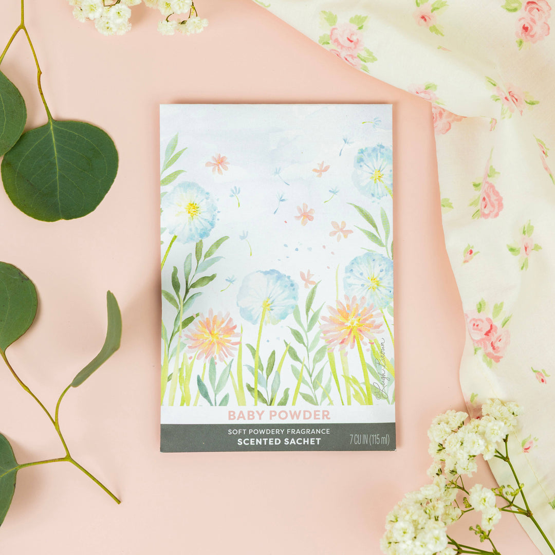 Fresh Scents | Baby Powder Sachets | Cozy Fall Refresh