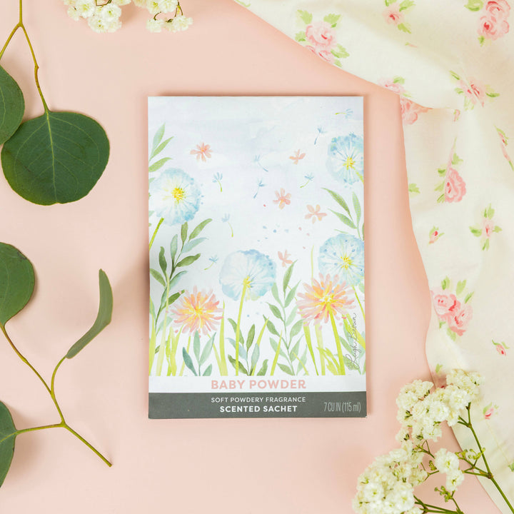 Fresh Scents | Baby Powder Sachets | Cozy Fall Refresh