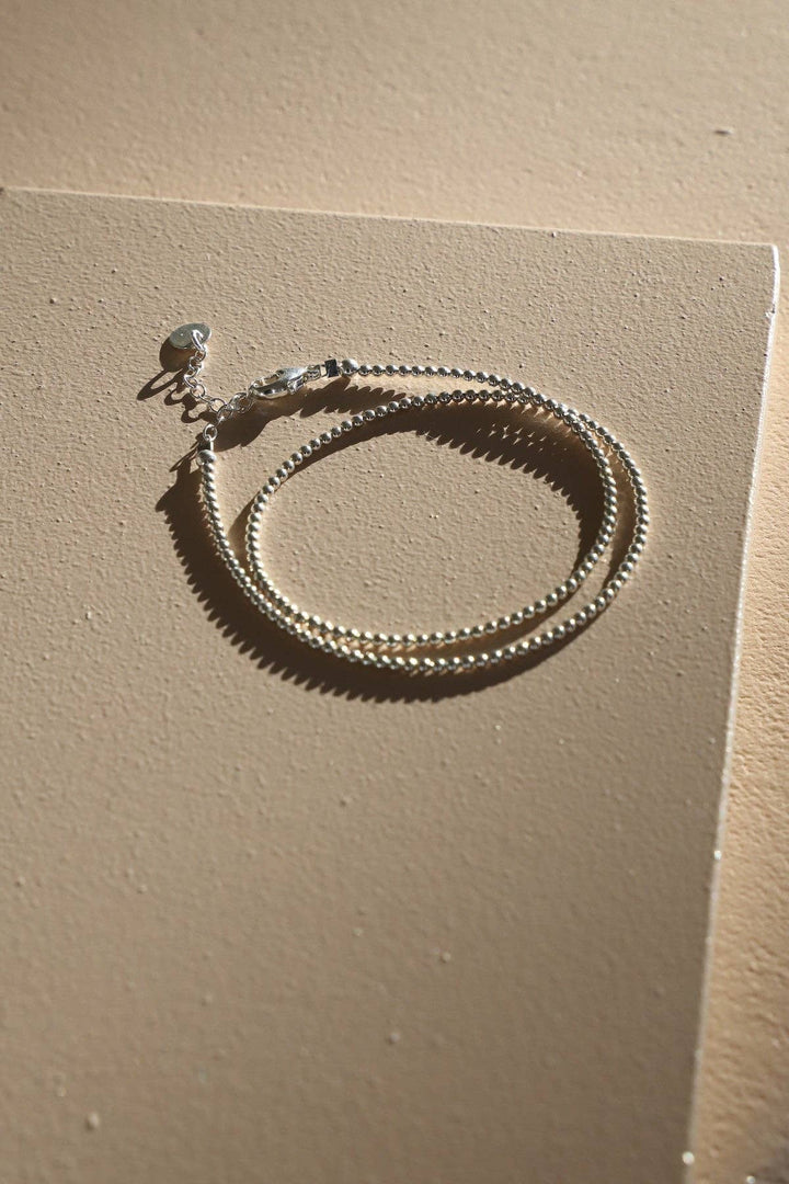 STERLING SILVER DOUBLE WRAP BRACELET Katie Waltman Jewelry