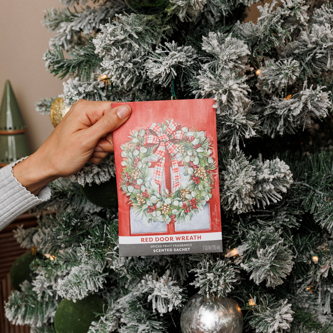 Fresh Scents | Red Door Wreath Sachets | Holiday, Christmas
