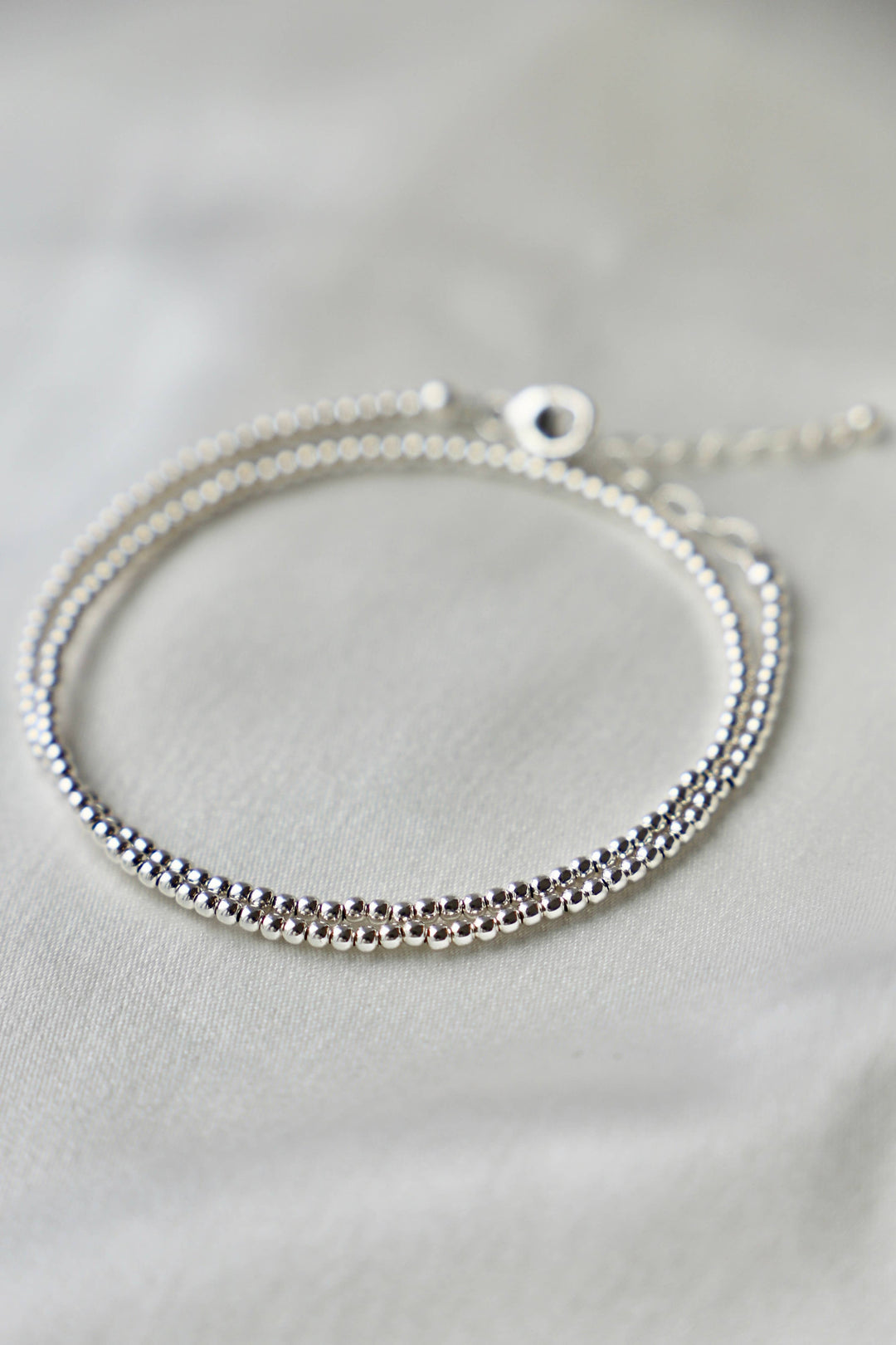 STERLING SILVER DOUBLE WRAP BRACELET Katie Waltman Jewelry