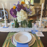 Cotton Cocktail Napkin Roll - Summer Dreaming White "Cheers" Entertaining Essentials