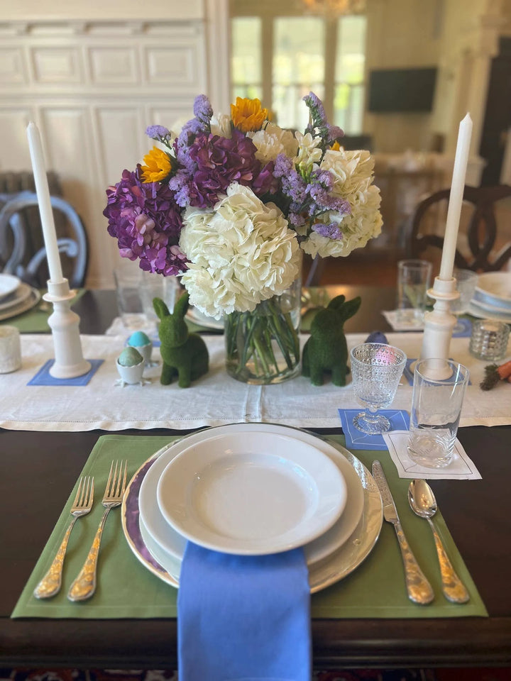 Cotton Cocktail Napkin Roll - Summer Dreaming White "Cheers" Entertaining Essentials Toasting With Tara