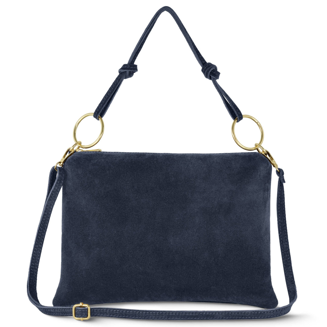 Italian Genuine Suede Shoulder Bag | Modena