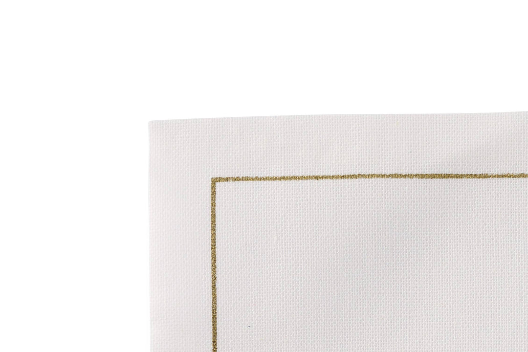Golden Salute Cheers Luxury Disposable Cocktail Napkins