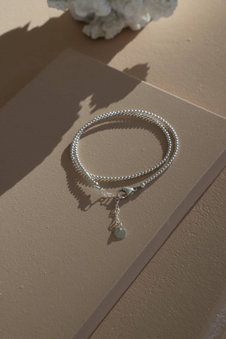 STERLING SILVER DOUBLE WRAP BRACELET Katie Waltman Jewelry