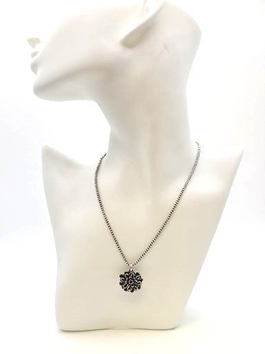 Sterling Silver Dahlia Necklace Heidi J Hale