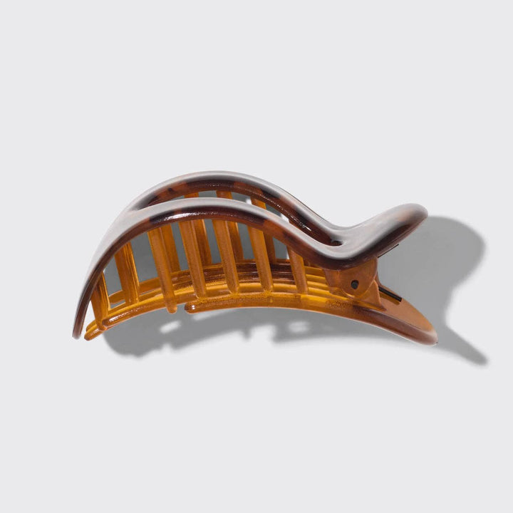 KITSCH large flat cloud clip in tortoise recycled plastic
