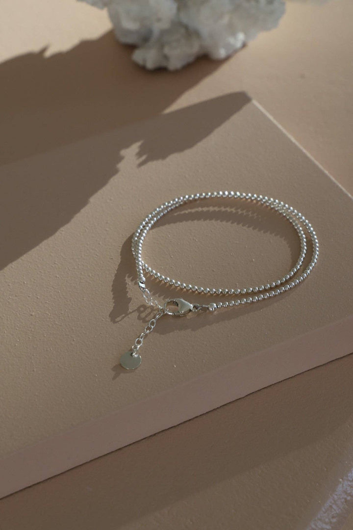 STERLING SILVER DOUBLE WRAP BRACELET Katie Waltman Jewelry