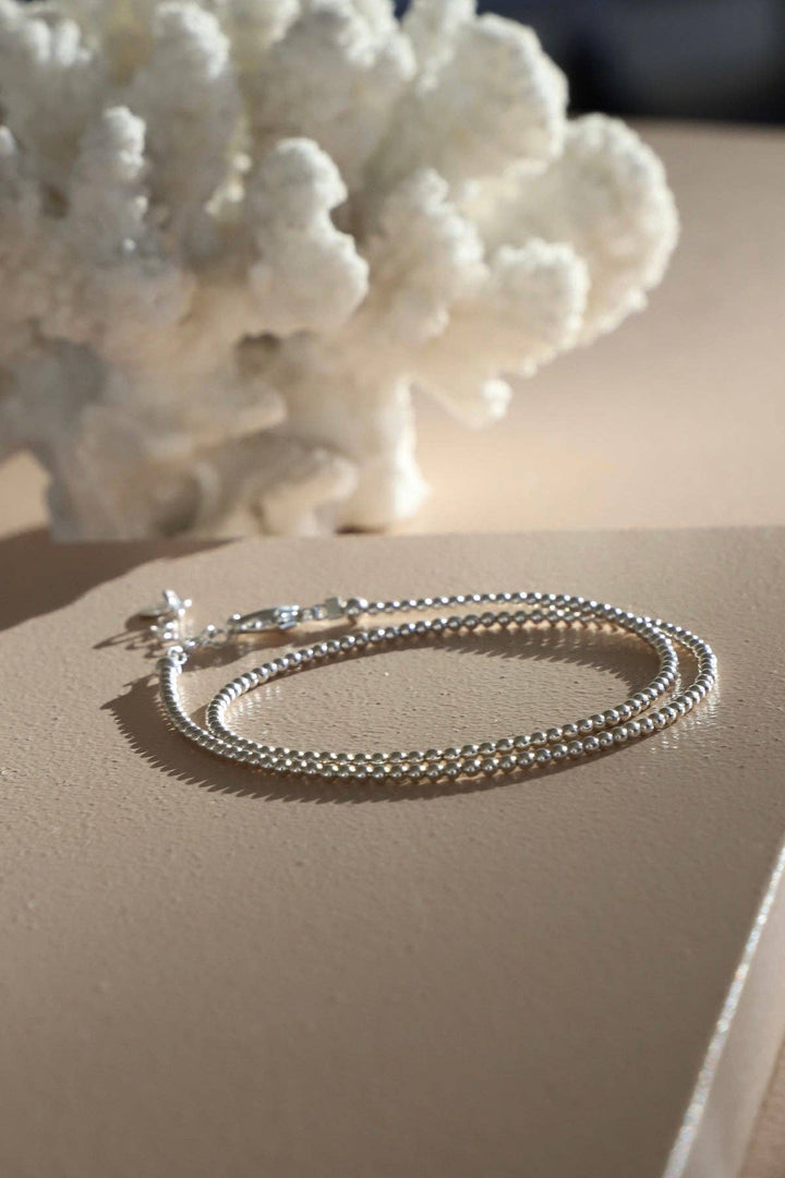 STERLING SILVER DOUBLE WRAP BRACELET Katie Waltman Jewelry