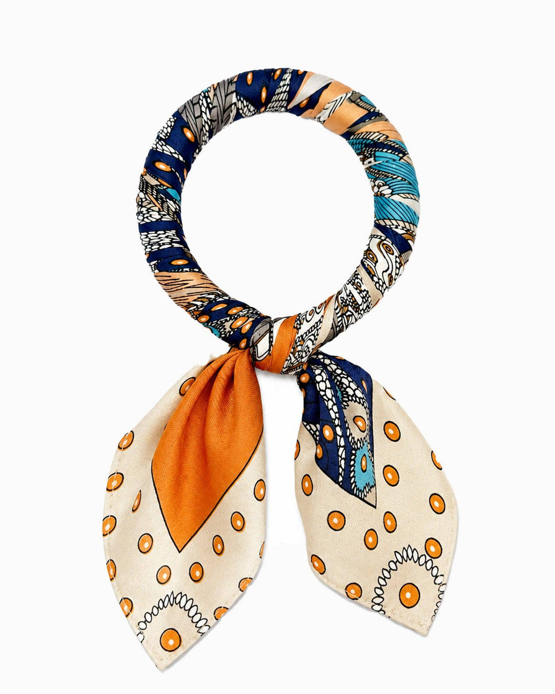 Scarf Wrapped Statement Bangle