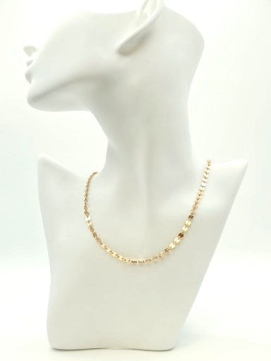 Luxe Sequin Disc Chain Necklace True by Kristy Jewelry