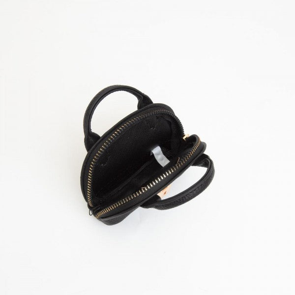 Mini Vegan Leather Purse Pouch Keychain