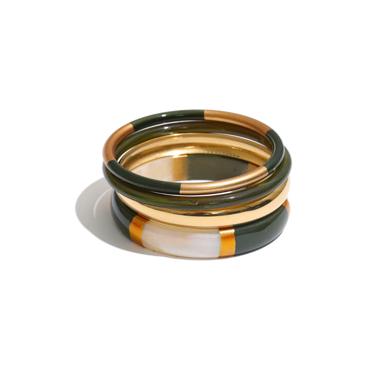 Camille Resin Bangle Set