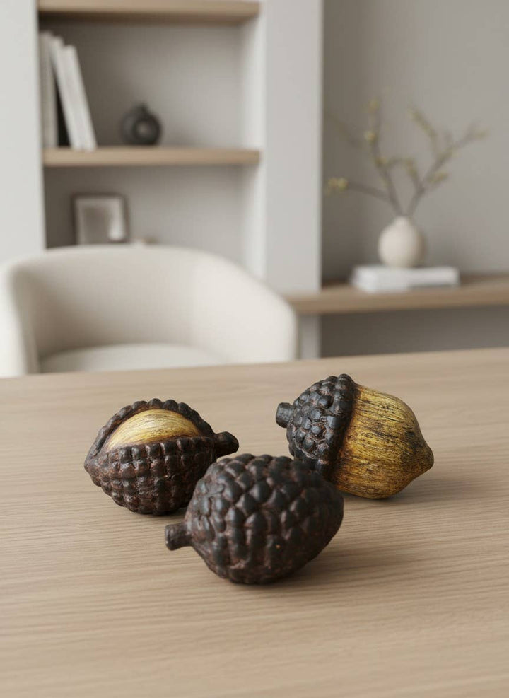Acorn 2.75x2in Set of 3