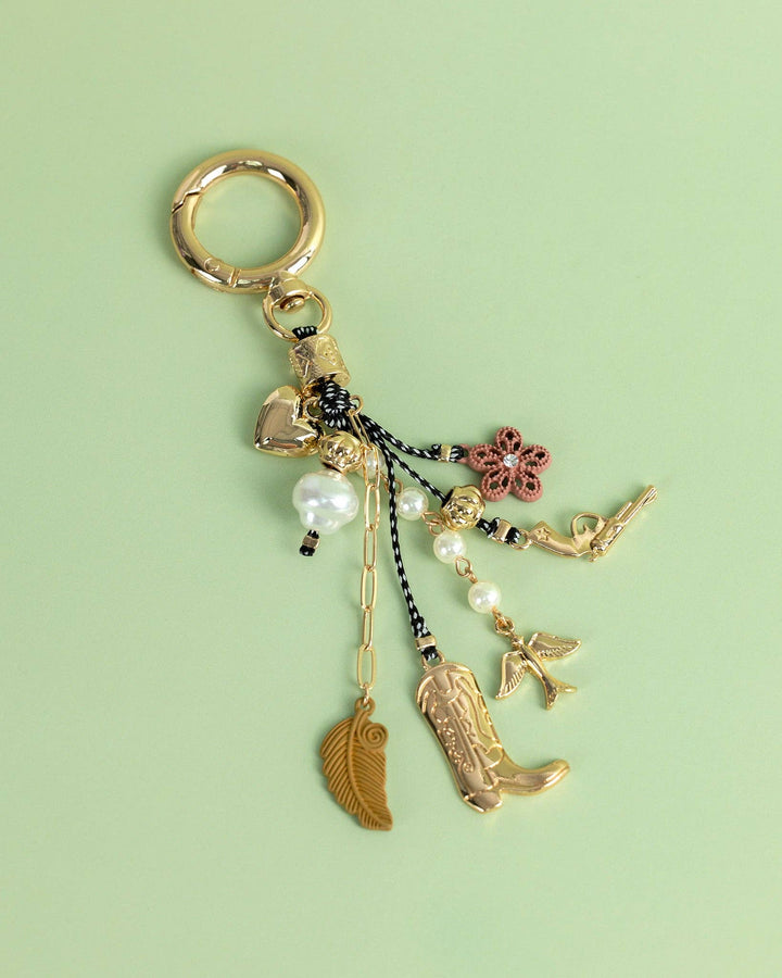 Free-Spirited Western Cowgirl Bag Charm Sessori