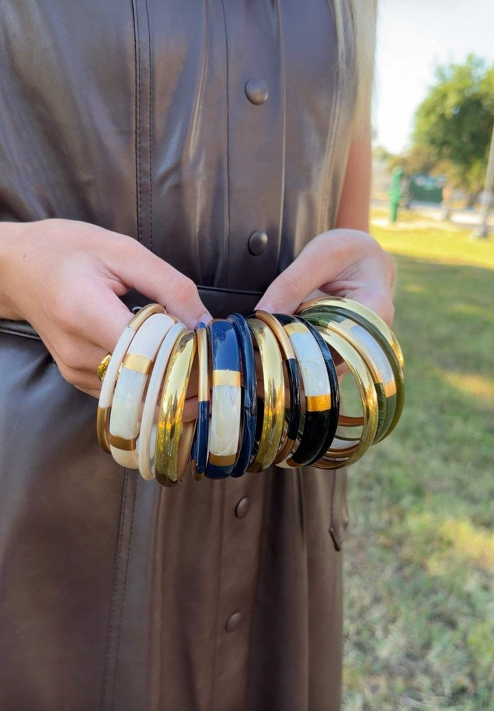 Camille Resin Bangle Set