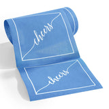 Cotton Cocktail Napkin Roll - Summer Dreaming White "Cheers" Entertaining Essentials