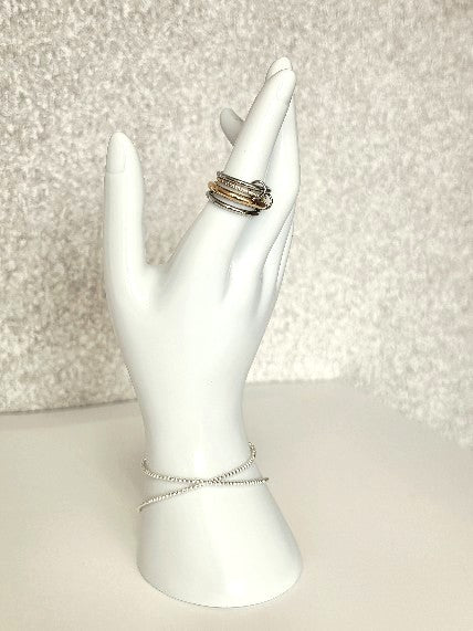 Sterling Silver Double Wrap Bracelet Katie Waltman Jewelry