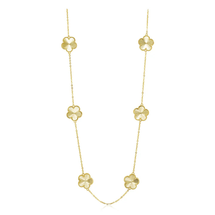Adeline Clover Necklace-Gold