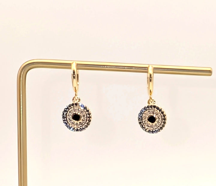 18k Gold Filled Protection Mandala Earrings GoldFi