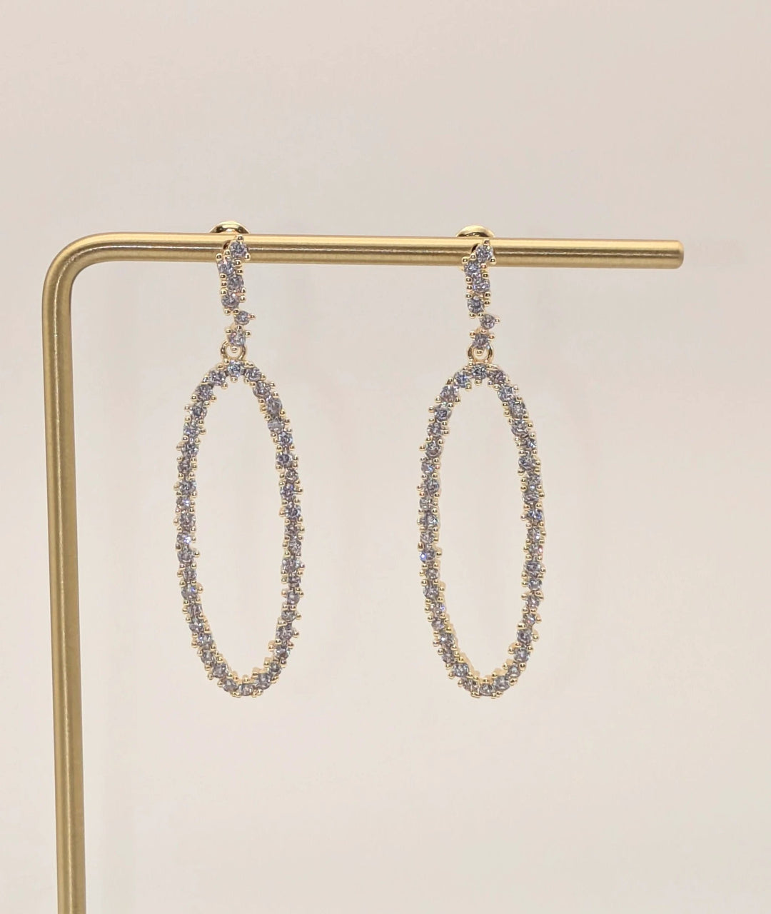 Cheyanne Pave Earrings Sahira Jewelry Design