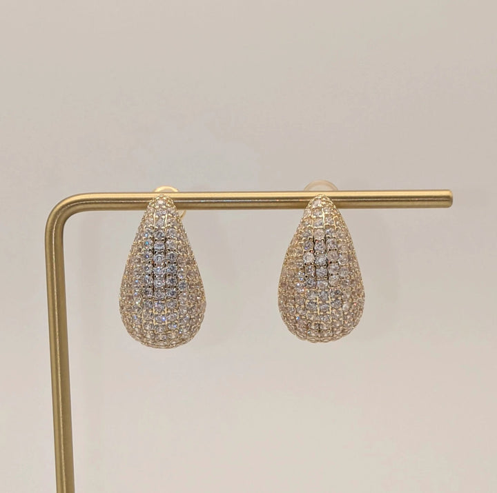 Celine CZ Raindrop Earring Sahira Jewelry Design