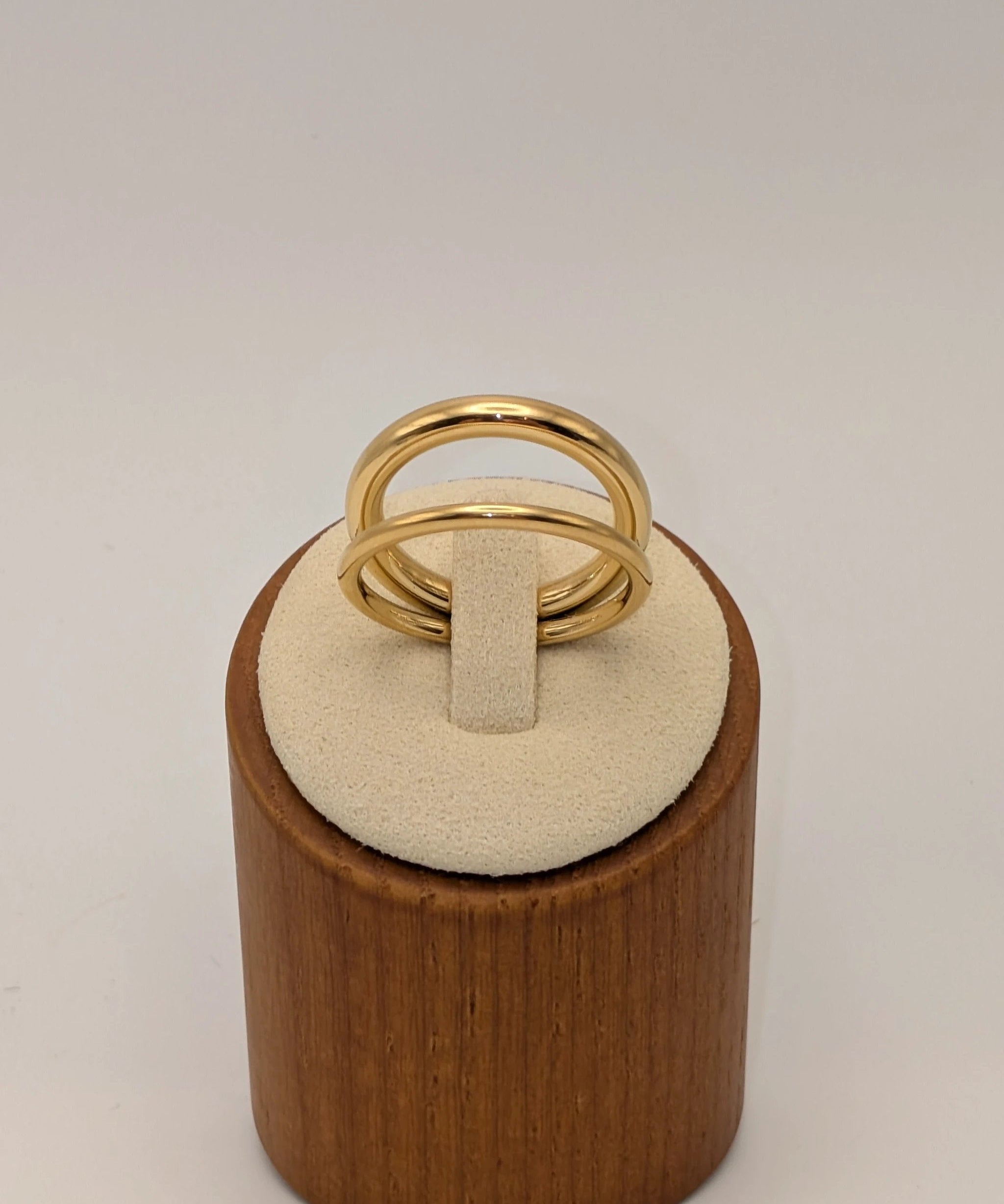 Harvey Double Band Ring - 18K Gold Non-Tarnish Stacking Ring Flânerie by MAIQ