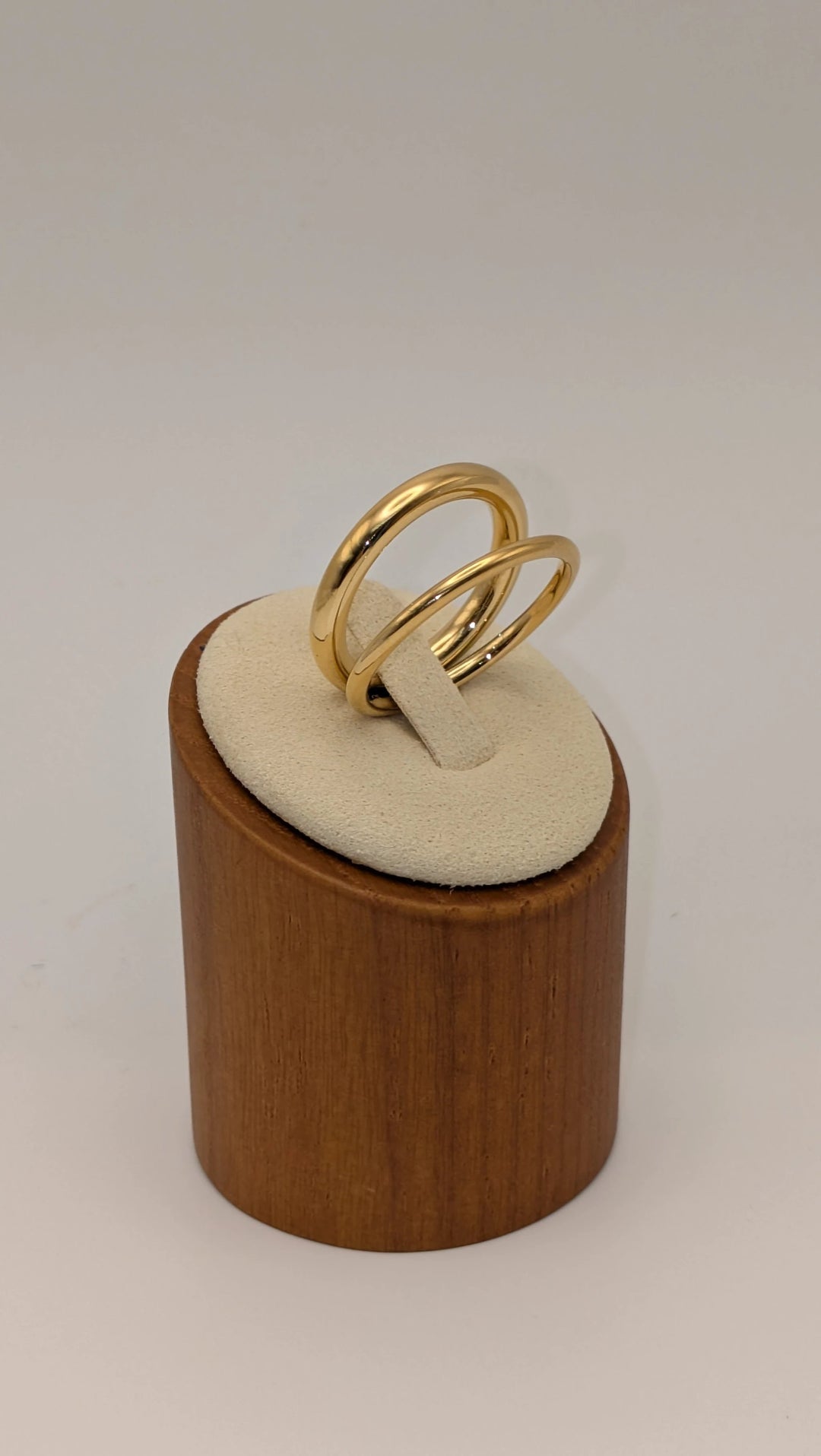 Harvey Double Band Ring - 18K Gold Non-Tarnish Stacking Ring