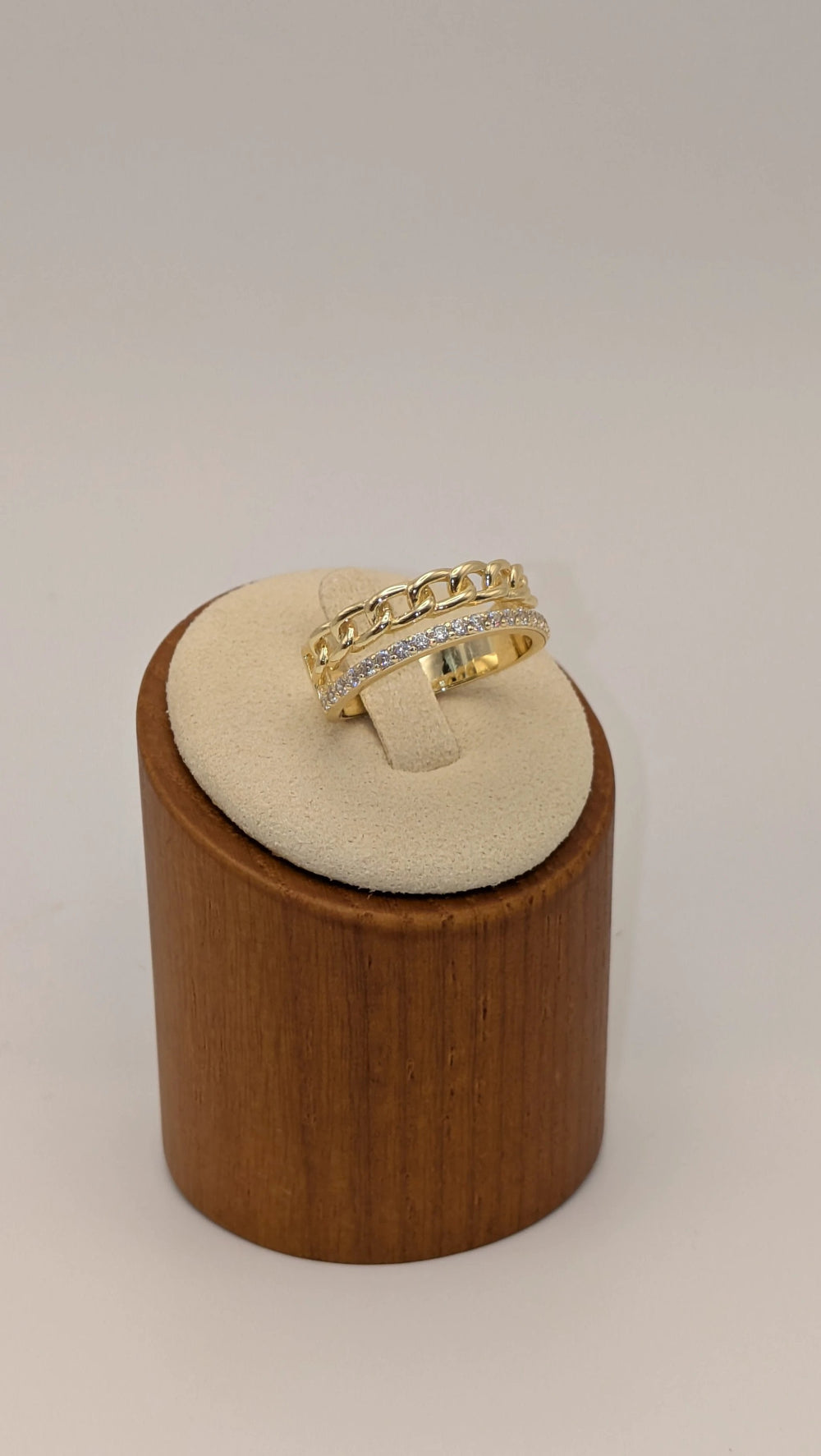 Jolene Cz Chain Ring Sahira Jewelry Design