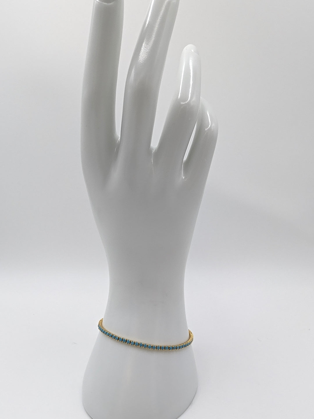 Chloe Tennis Bracelet Turquoise Sahira Jewelry Design