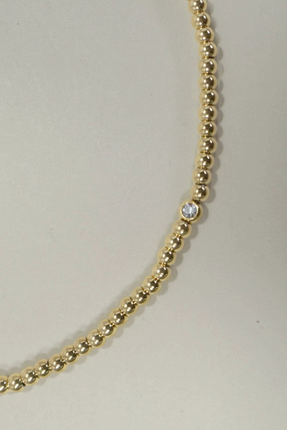18K Gold Bubble Bead Necklace - Tarnish Free JOSSLYN by wall to wall
